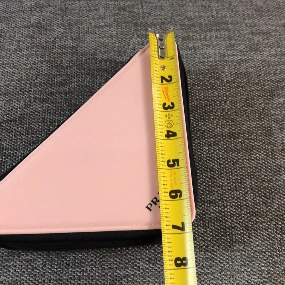 Prada Beauty Triangle Pouch Cosmetic Bag Authentic - Picture 15 of 15